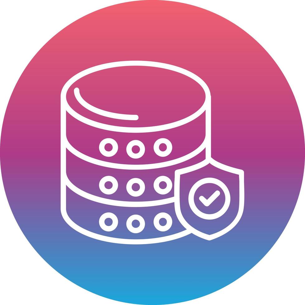 icono de vector de base de datos