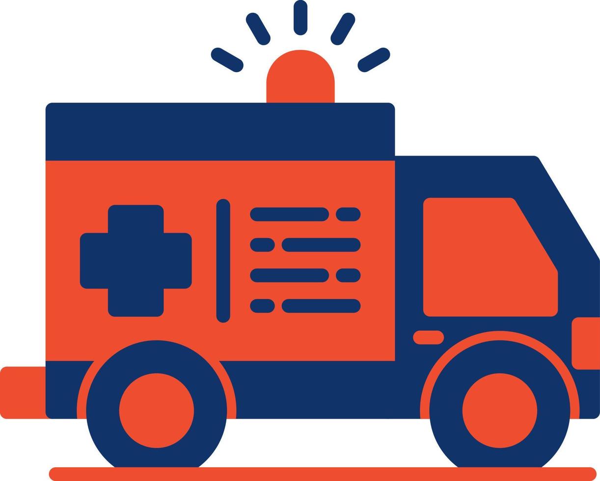 Ambulance Creative Icon Design vector