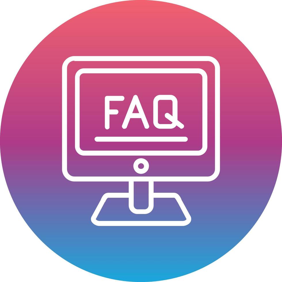 Faq Vector Icon