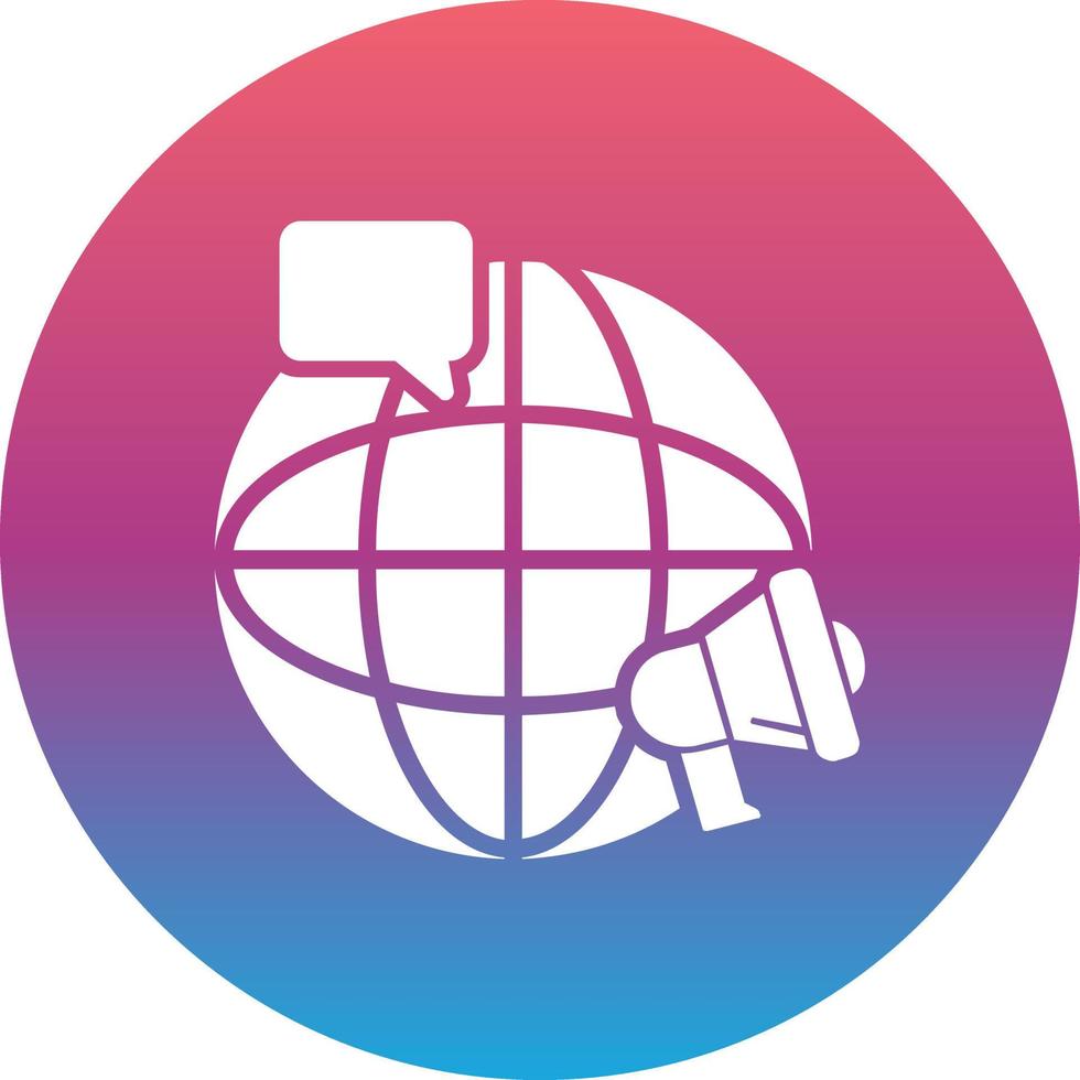 Global Marketing Vector Icon