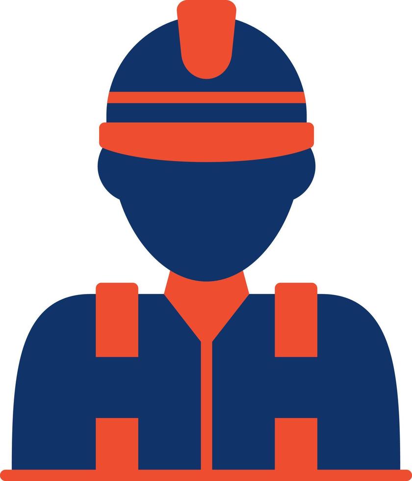 Worker Creative Icon Design vector