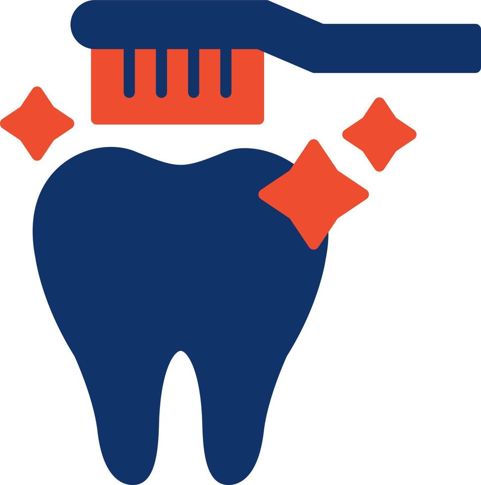 diseño de icono creativo de cepillo de dientes vector