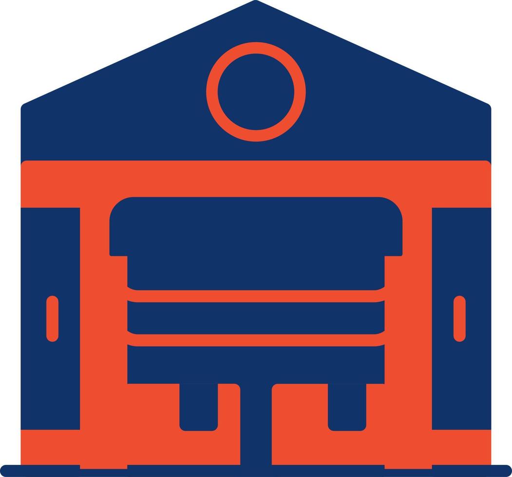 Warehouse Creative Icon Design vector