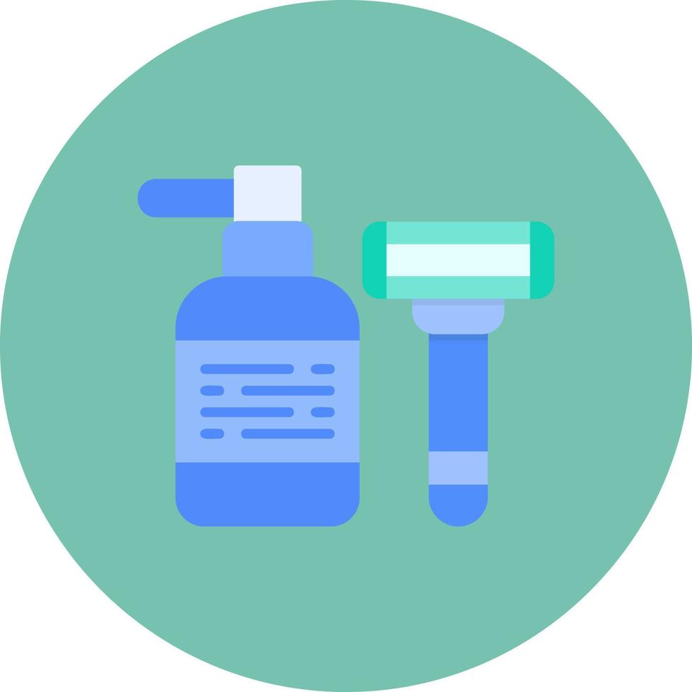 Shaving Creative Icon Design vector