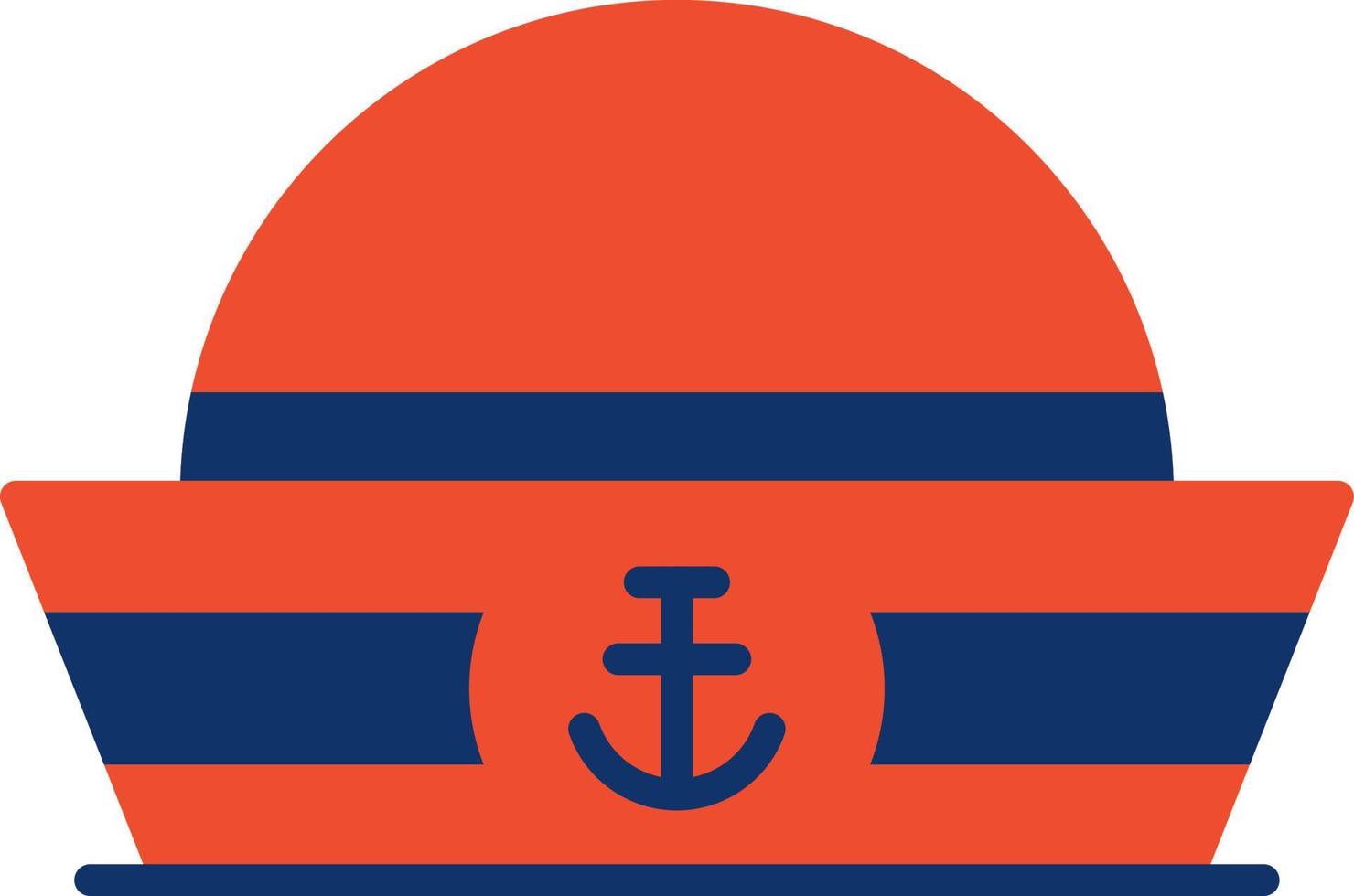 Sailor Hat Creative Icon Design vector