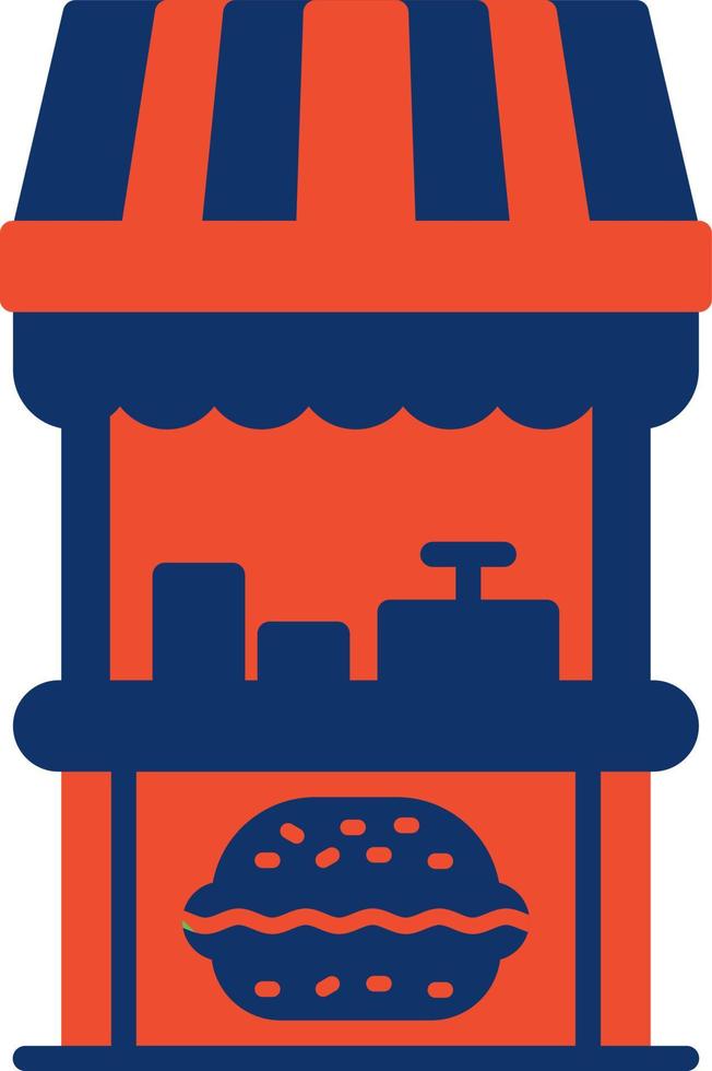 Food Stand Creative Icon Design vector