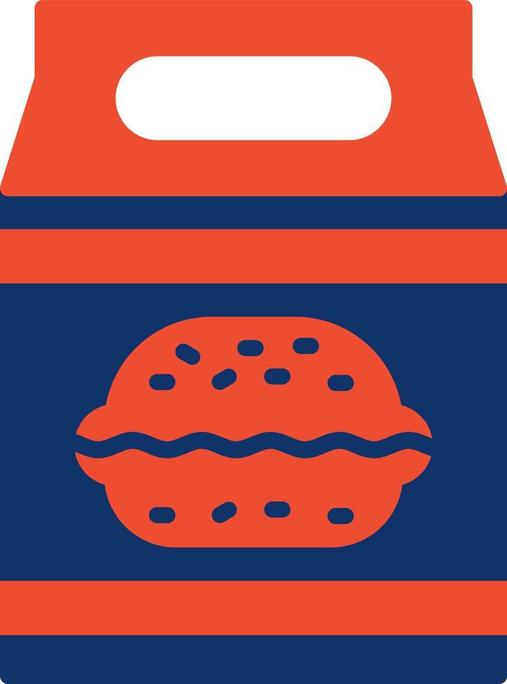 lunch bag Creative Icon Design vector