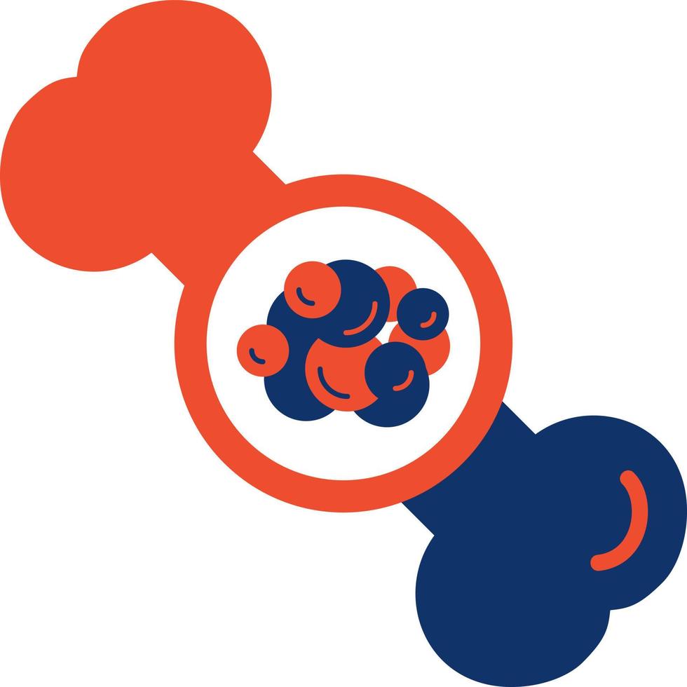 Bone Cancer Creative Icon Design vector