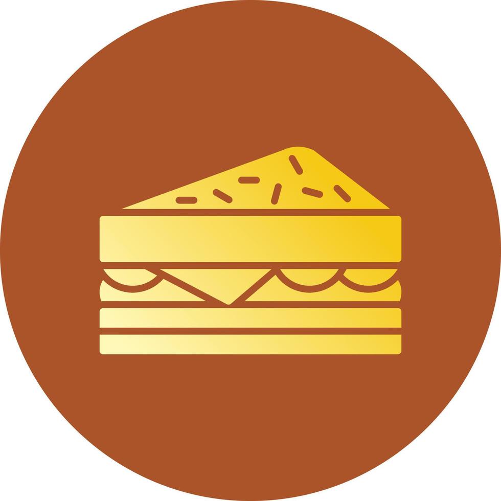 diseño de icono creativo sándwich vector