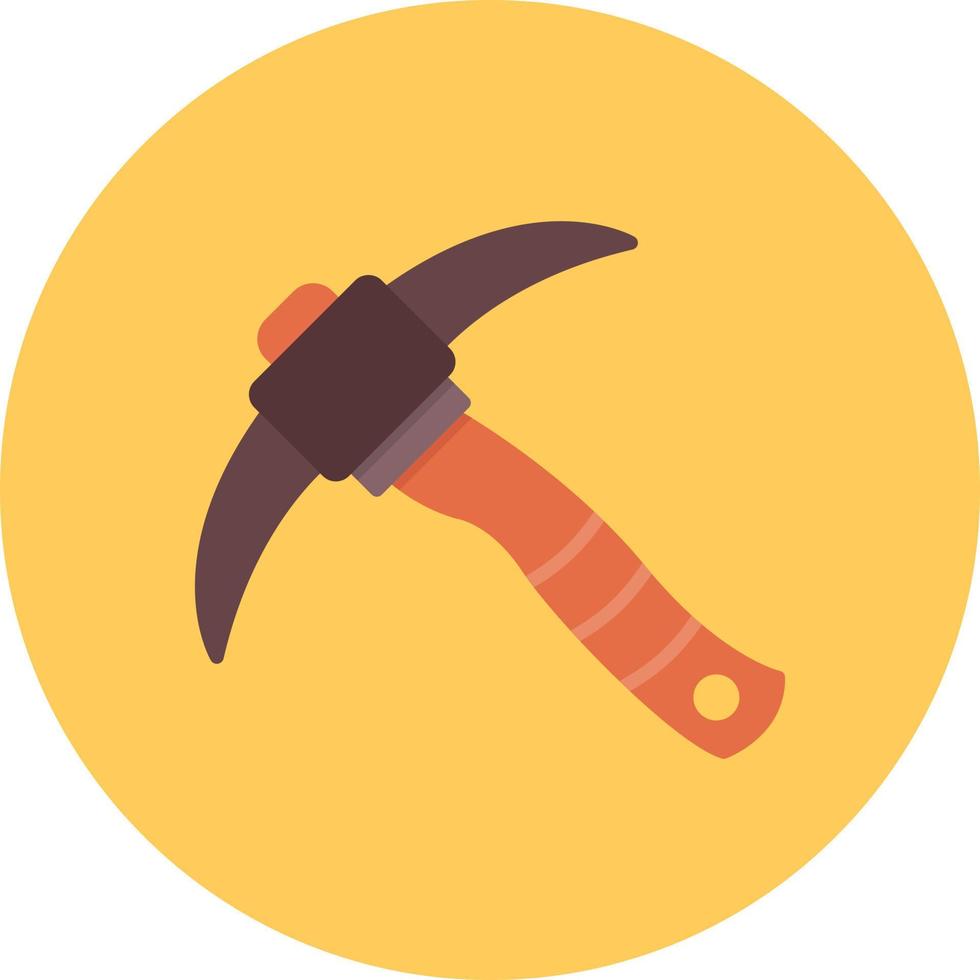 Pickaxe Creative Icon Design vector