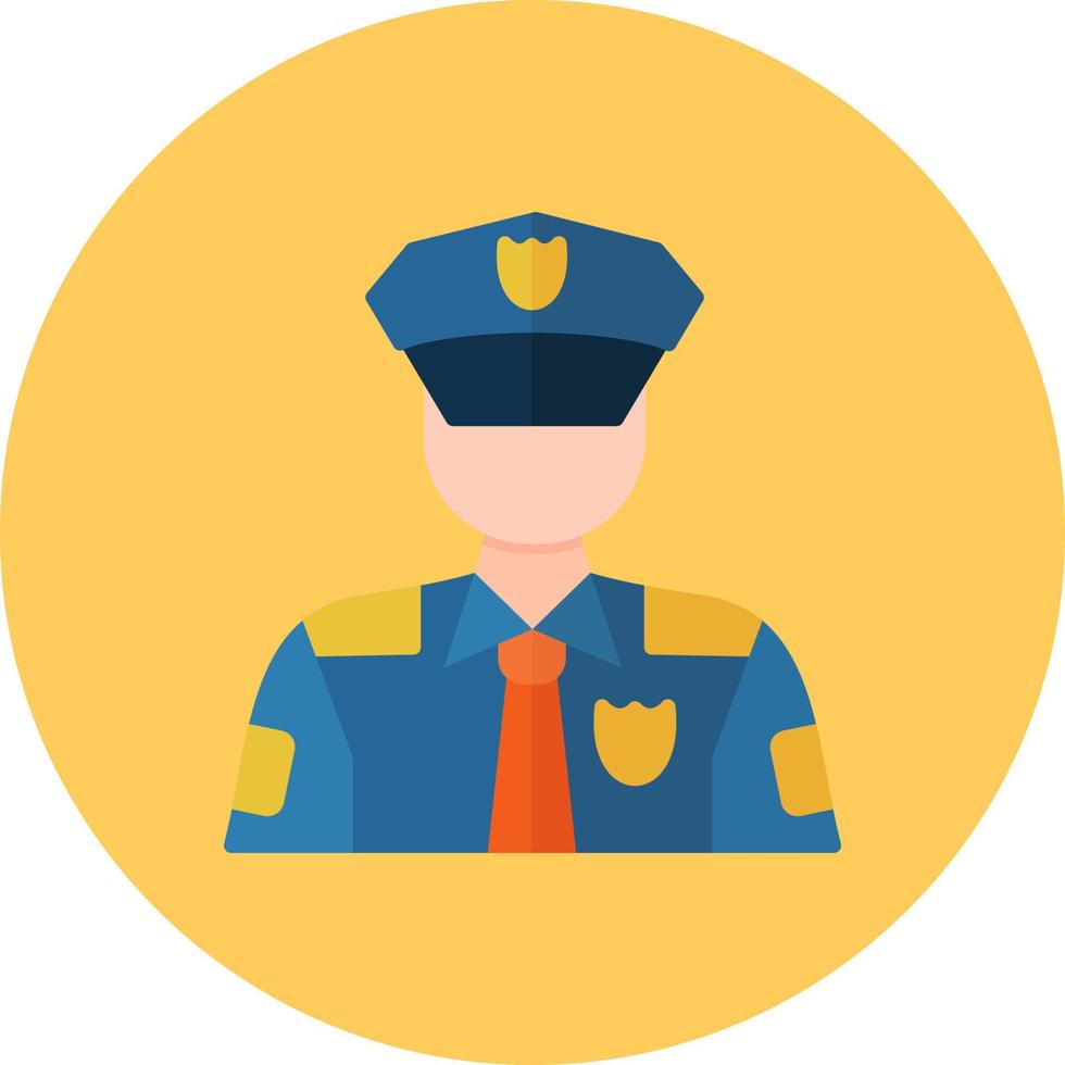 Policeman Creative Icon Design vector