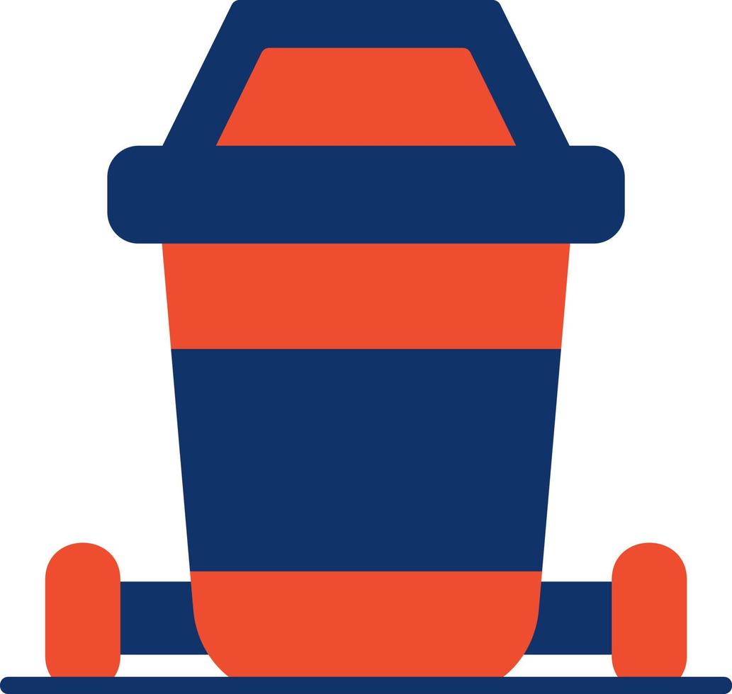 Dustbin Creative Icon Design vector