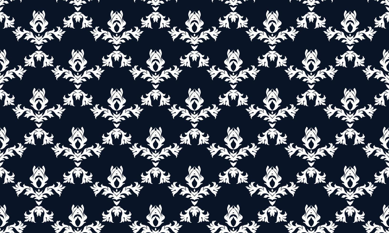 Damask Fleur de Lis pattern vector seamless background wallpaper Fleur de Lis pattern Digital texture Design for print printable fabric saree border.