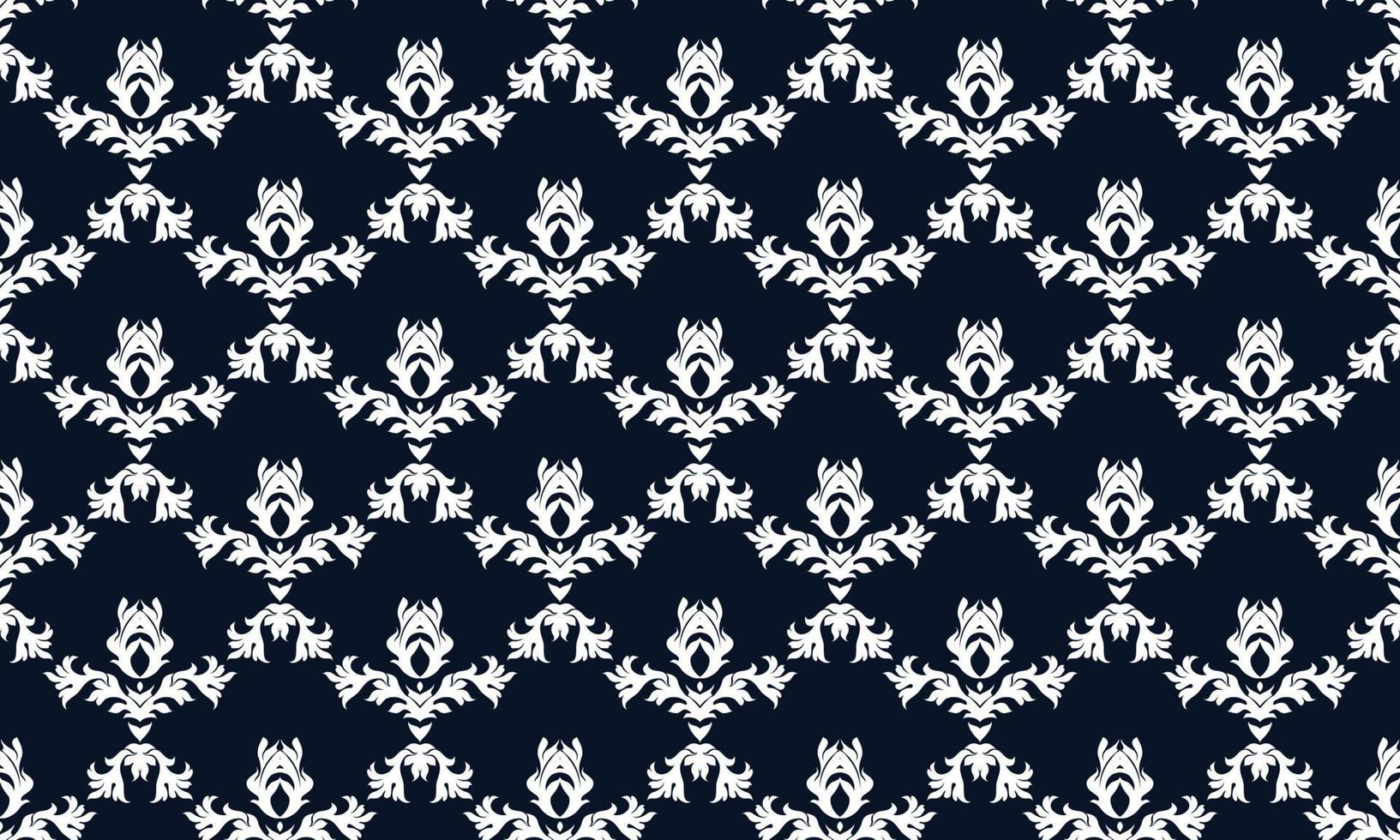 Damask Fleur de Lis pattern vector seamless background wallpaper Fleur de Lis pattern Digital texture Design for print printable fabric saree border.