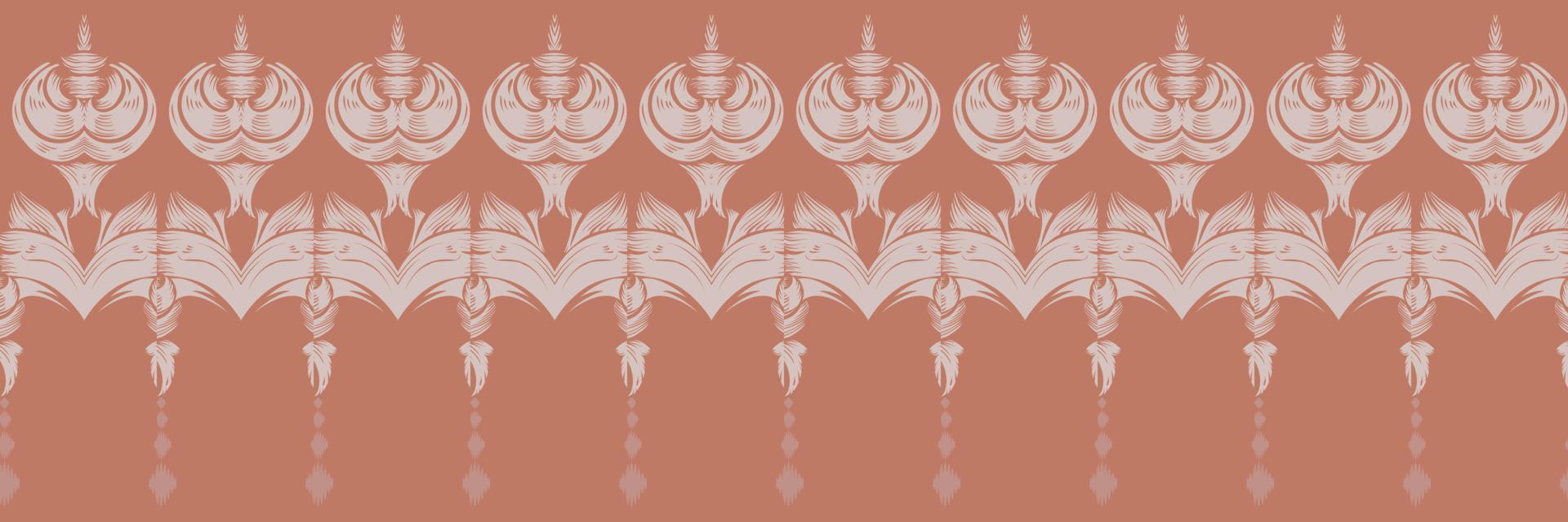 Batik Textile African ikat seamless pattern digital vector design for Print saree Kurti Borneo Fabric border brush symbols swatches designer