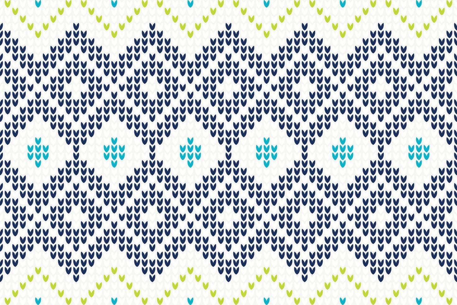 Vector illustration knit sweater Texture of crocheted fabric.
