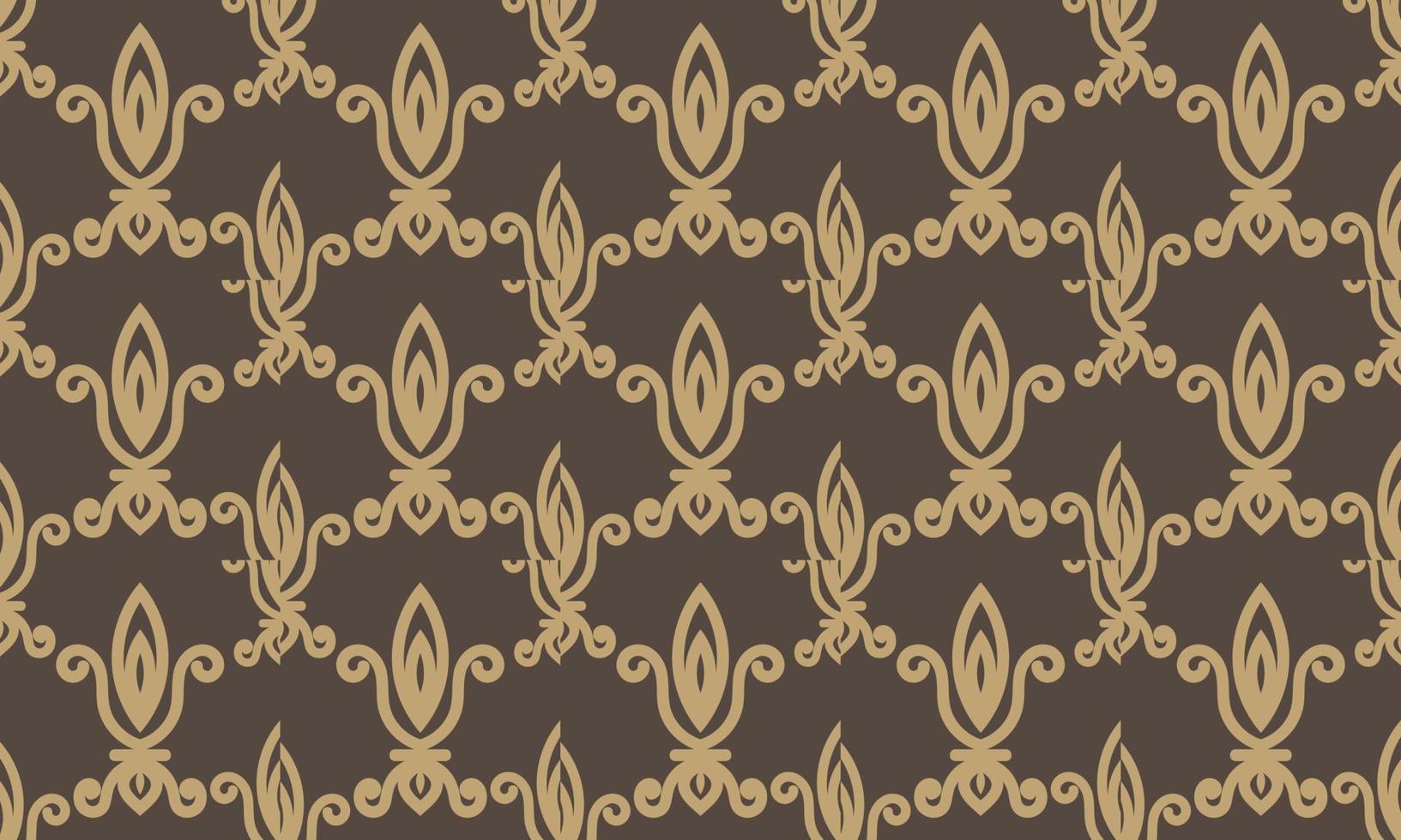 Damask Fleur de Lis border vector seamless pattern background wallpaper Fleur de Lis pattern Scandinavian Digital texture Design for print printable fabric saree border.