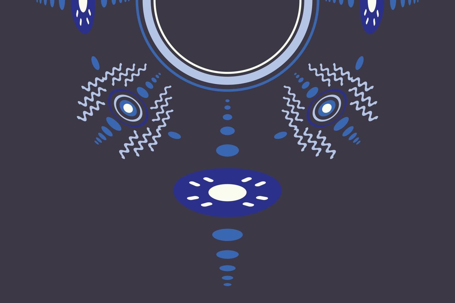 Simple kurti Neck Design Vector Motif Isolated embroidery neckline ...