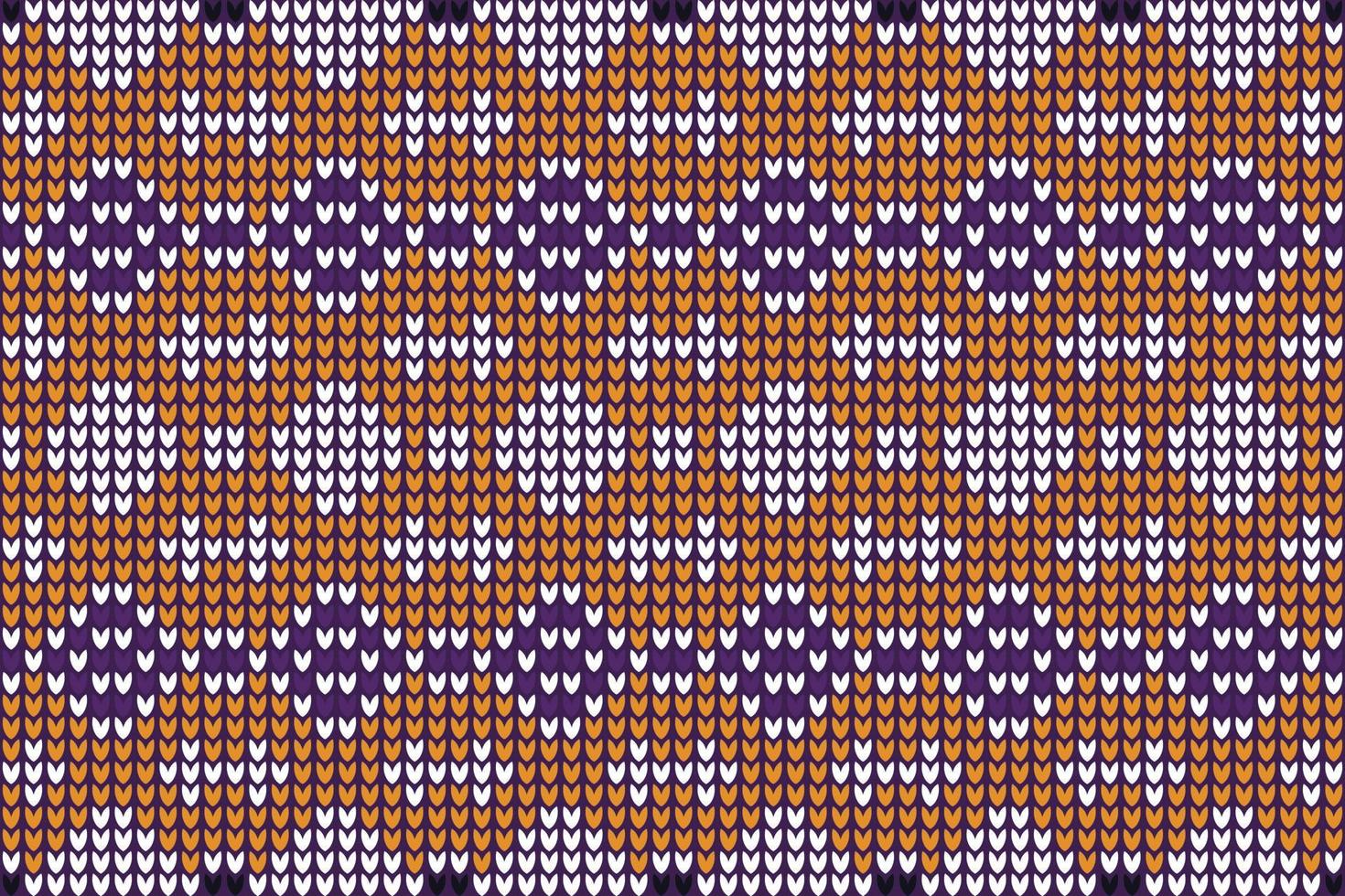 tejido a ganchillo el patrón está tejido a ganchillo con hilo acrílico multicolor brillante. motivos africanos. vector