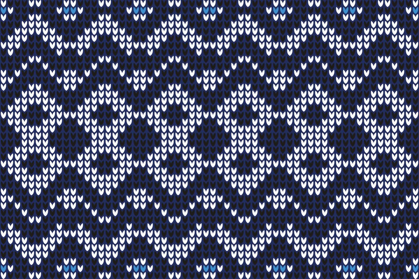 Vector illustration crocheted texture vector seamless pattern.