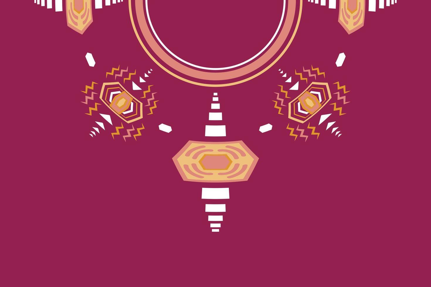 Simple kurti Neck Design Vector Motif Isolated embroidery neckline ...