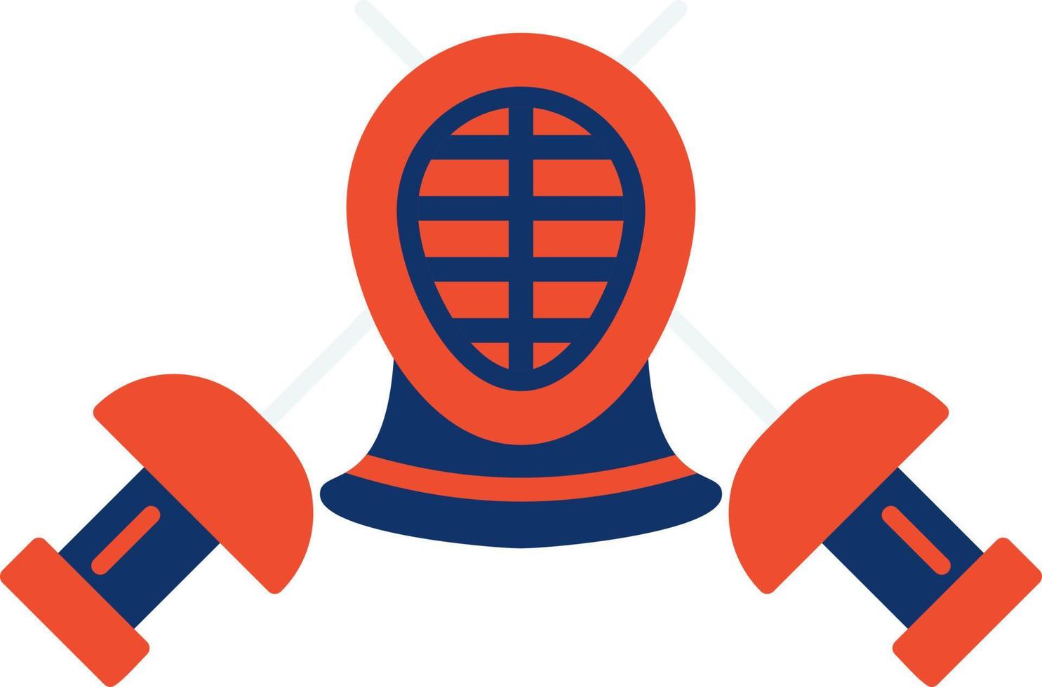 Fencing Creative Icon Design vector