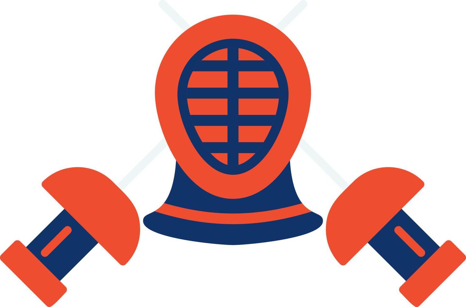 Fencing Creative Icon Design vector