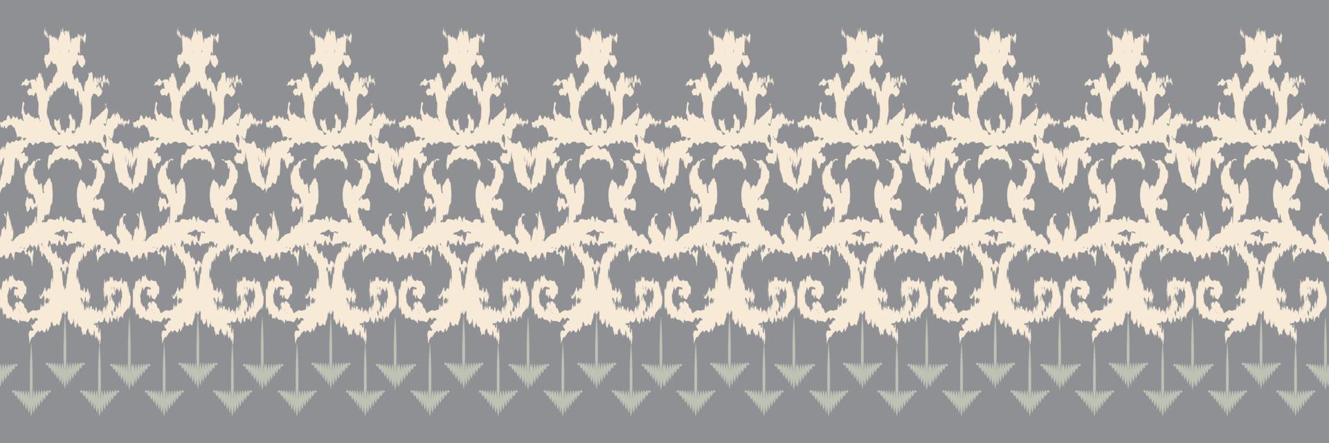 Ikat floral tribal color Seamless Pattern. Ethnic Geometric Batik Ikkat Digital vector textile Design for Prints Fabric saree Mughal brush symbol Swaths texture Kurti Kurtis Kurtas