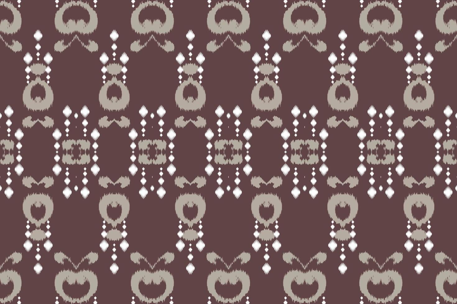 Ethnic ikat floral batik textile seamless pattern digital vector design for Print saree Kurti Borneo Fabric border brush symbols swatches designer