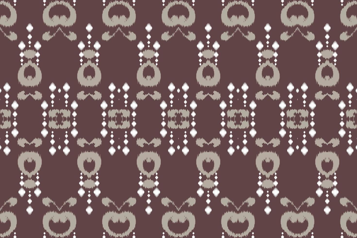 Ethnic ikat floral batik textile seamless pattern digital vector design for Print saree Kurti Borneo Fabric border brush symbols swatches designer