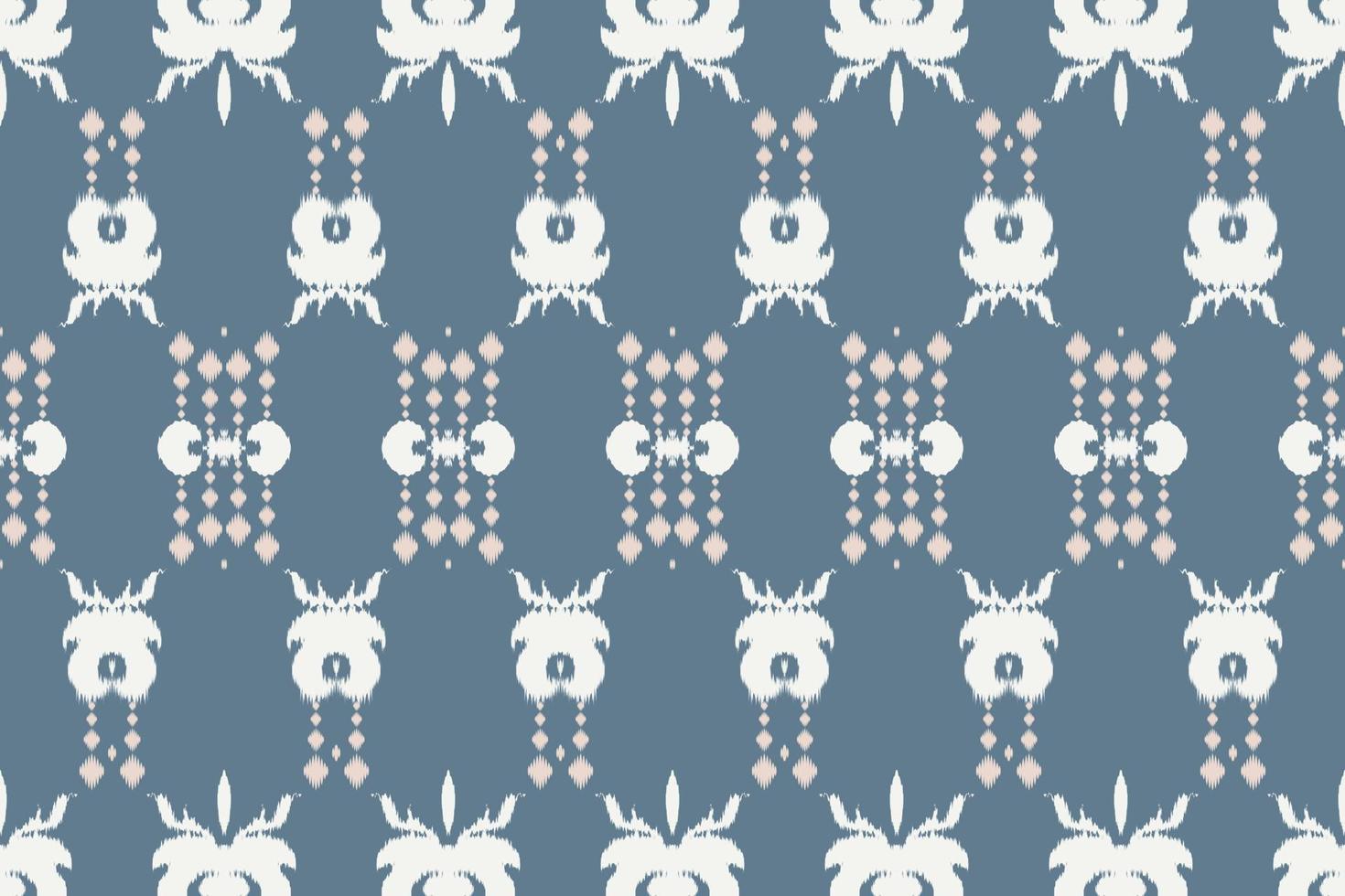 Ethnic ikat fabric batik textile seamless pattern digital vector design for Print saree Kurti Borneo Fabric border brush symbols swatches designer