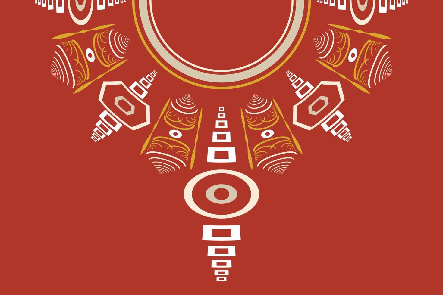 Simple kurti Neck Design Vector Motif Embroidery Simple kurti Neck ...