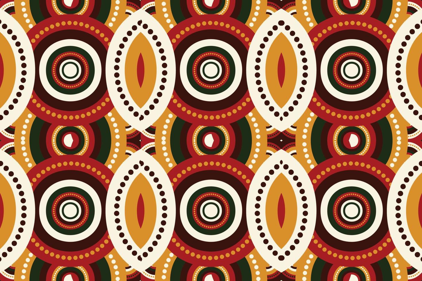 Authentic Kente Cloth Vector Seamless Pattern Traditional ethnic oriental design for the background. Folk embroidery, Indian, Scandinavian, Gypsy, Mexican, African rug, wallpaper.