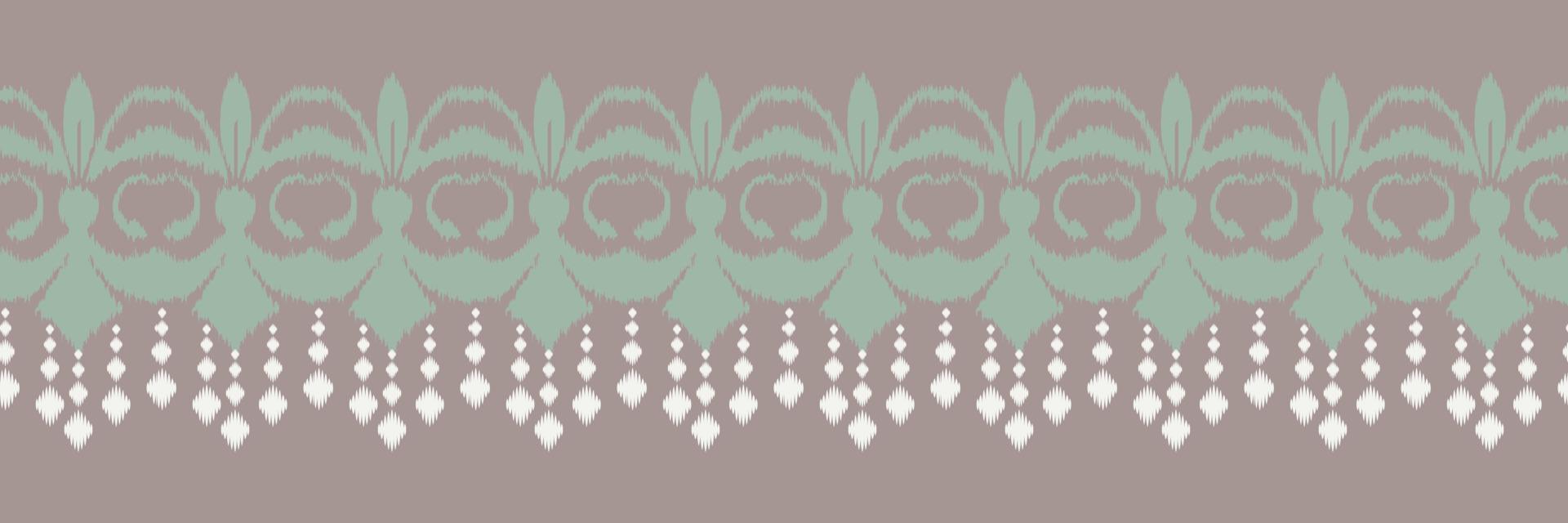 Ikat floral tribal African Seamless Pattern. Ethnic Geometric Batik Ikkat Digital vector textile Design for Prints Fabric saree Mughal brush symbol Swaths texture Kurti Kurtis Kurtas