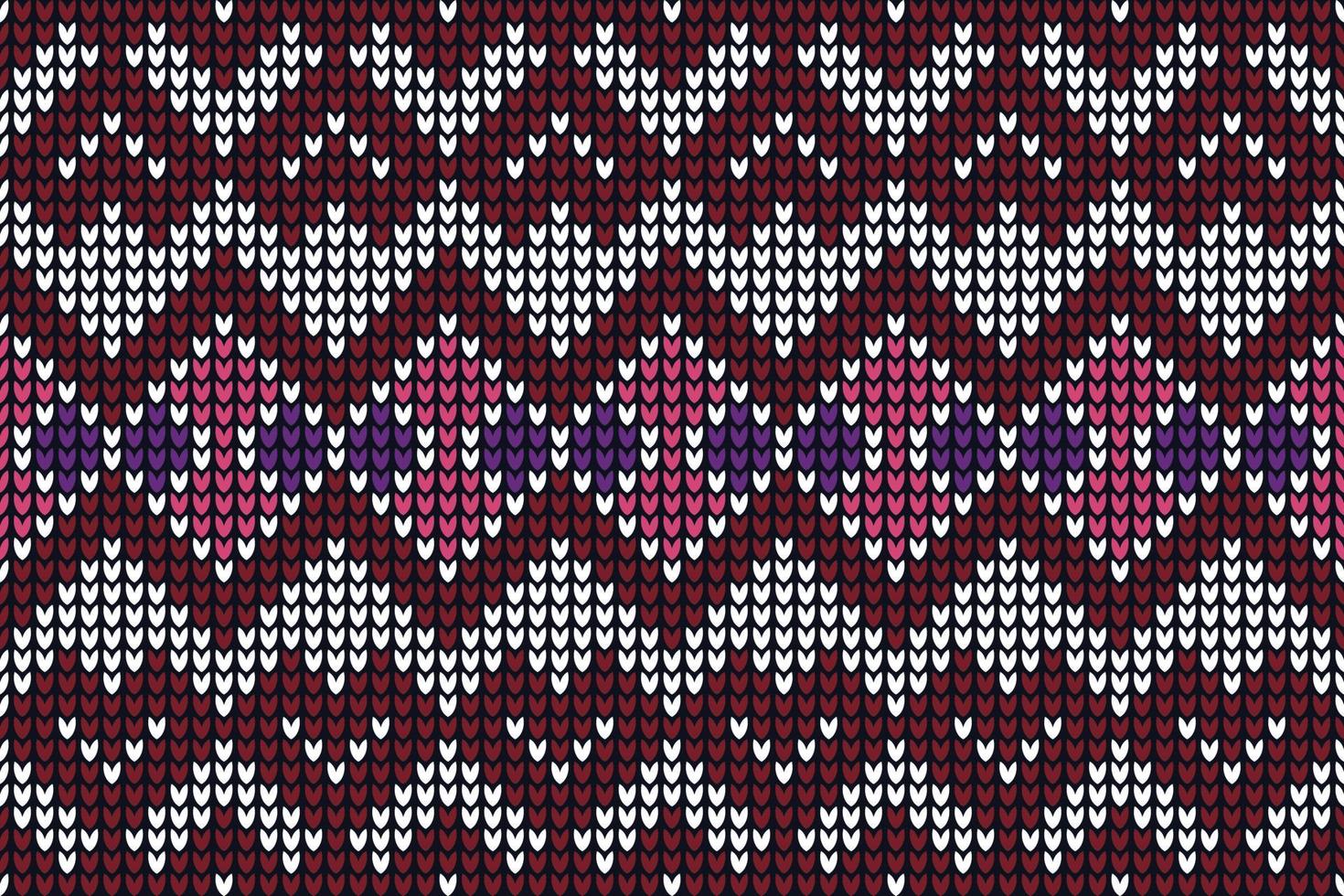 Vector illustration knit texture fair isle pattern background for fashion textiles, knitwear and graphics.