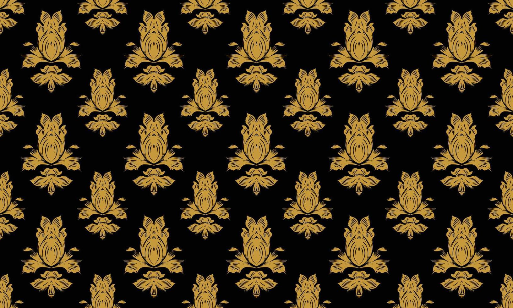 damasco fleur de lis vector de patrones sin fisuras papel tapiz de fondo patrón de fleur de lis escandinavo batik diseño de textura digital para imprimir borde de sari de tela imprimible.