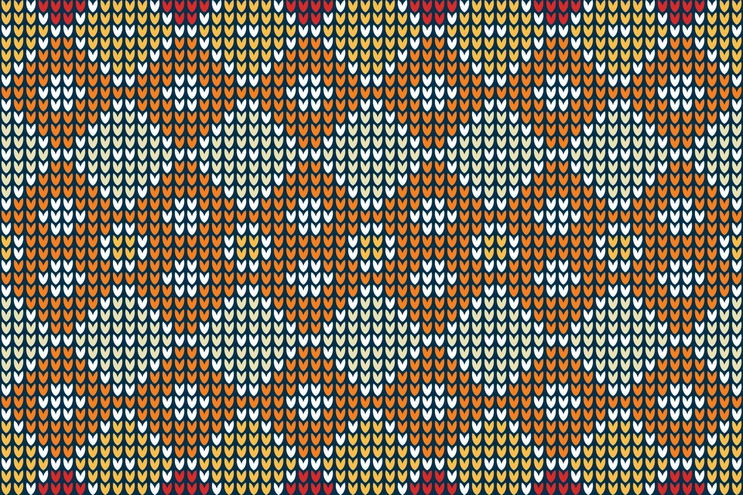 Vector illustration crochet pattern texture vector seamless pattern.