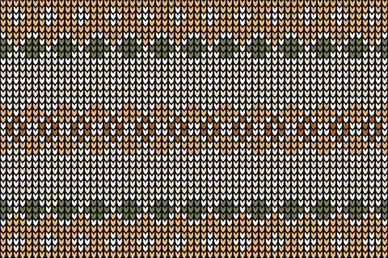 knitted pattern Texture of crocheted fabric. vector