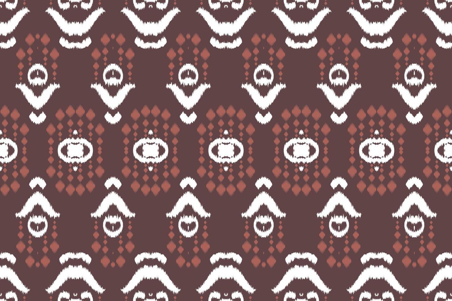 étnico ikat diamante batik textil patrón sin costuras diseño de vector digital para imprimir saree kurti borde de tela símbolos de pincel de borde muestras de algodón