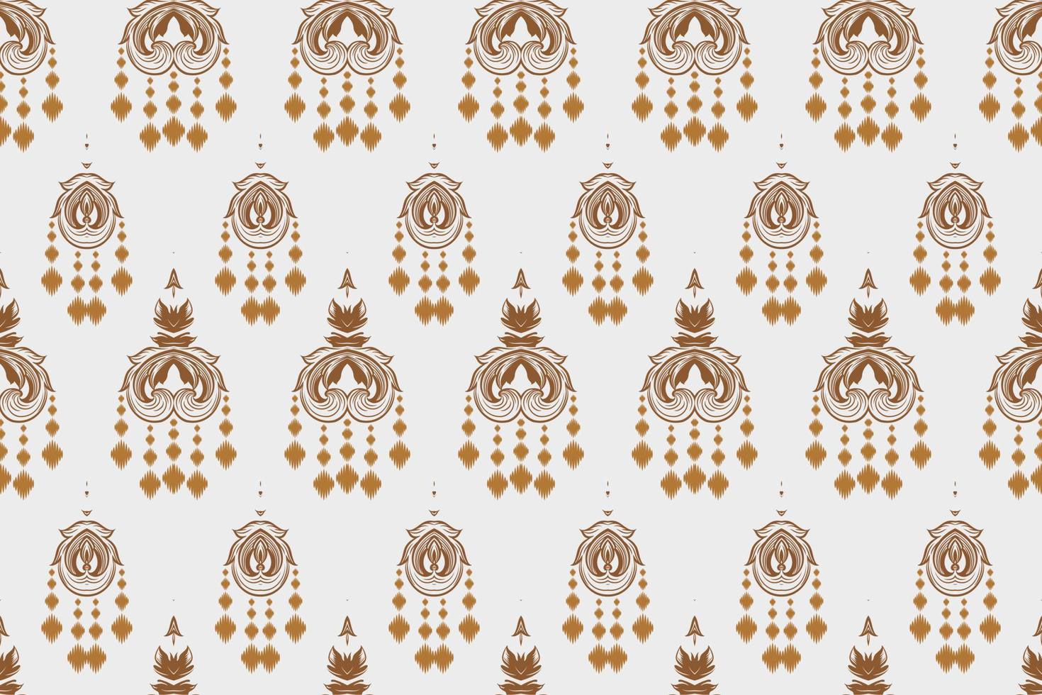 Ikkat or ikat prints batik textile seamless pattern digital vector design for Print saree Kurti Borneo Fabric border brush symbols swatches stylish