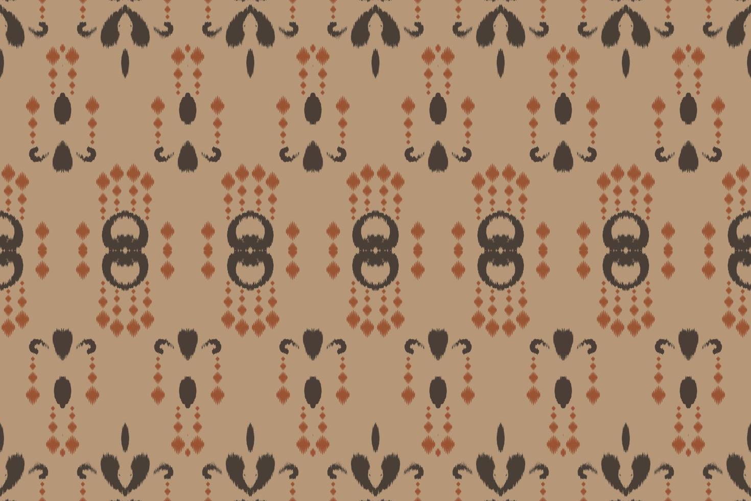 Ikat border tribal cross Seamless Pattern. Ethnic Geometric Ikkat Batik Digital vector textile Design for Prints Fabric saree Mughal brush symbol Swaths texture Kurti Kurtis Kurtas