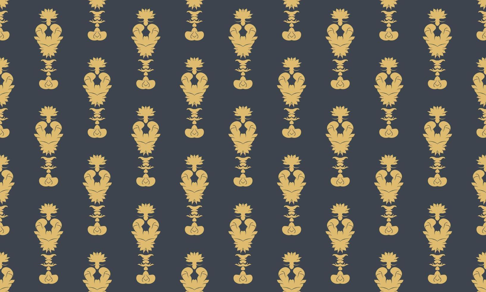 Damask Fleur de Lis pattern stencil vector seamless background wallpaper Fleur de Lis pattern African Digital texture Design for print printable fabric saree border.