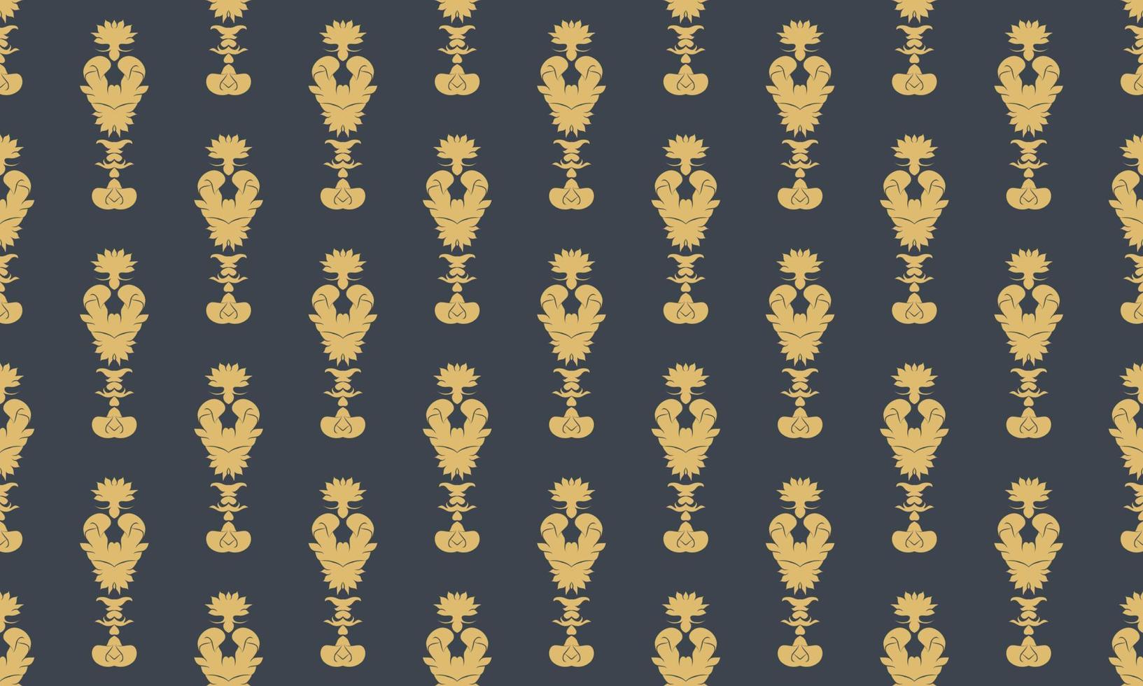 Damask Fleur de Lis pattern stencil vector seamless background wallpaper Fleur de Lis pattern African Digital texture Design for print printable fabric saree border.