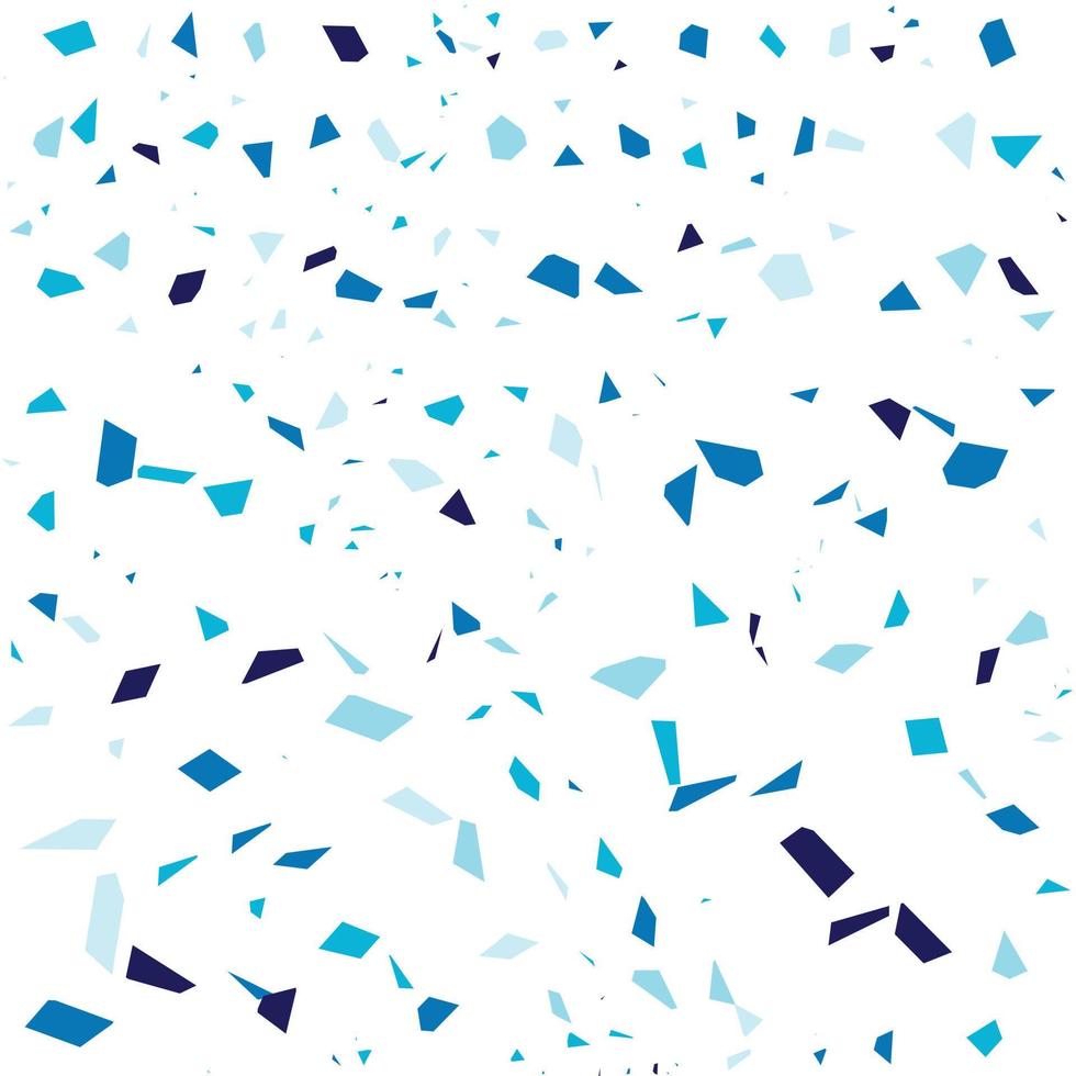 terrazzo tile pattern Granite Terrazzo Tile Wallpaper. Blue and White Ceramic Card. vector