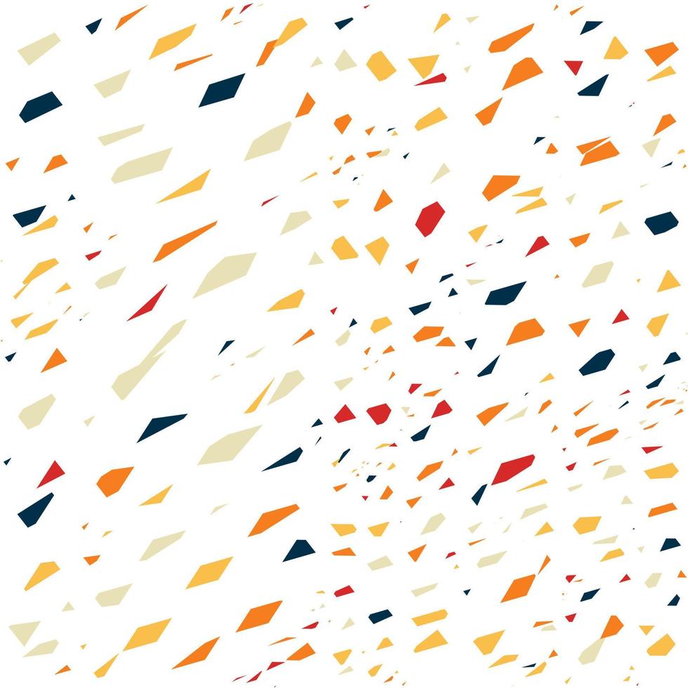 terrazzo tile pattern with traditional white marble rocks. Classic interior material background of mosaic stone. vector