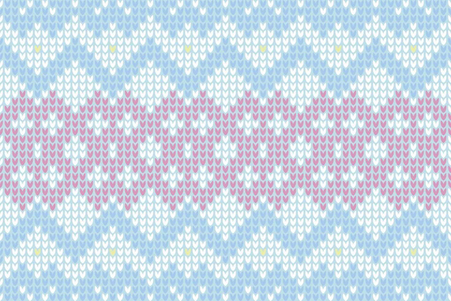 Vector illustration knit texture knitted fabric as background.