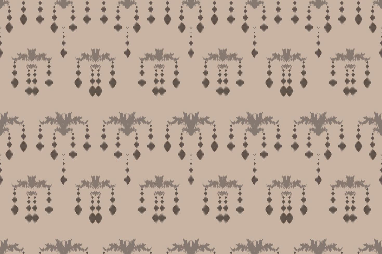 tela ikkat o ikat batik textil patrón sin costuras diseño vectorial digital para imprimir saree kurti borneo borde de tela símbolos de pincel muestras con estilo vector