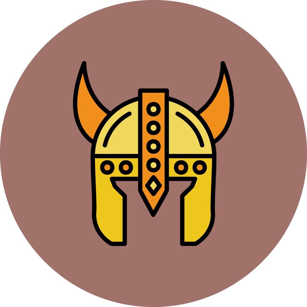 diseño de icono creativo de casco vector