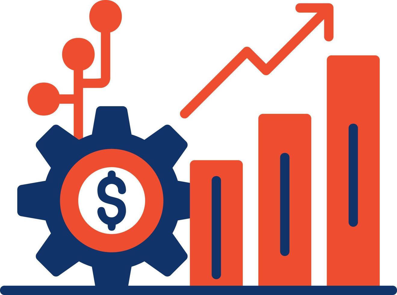 Digital Economy Creative Icon Design vector