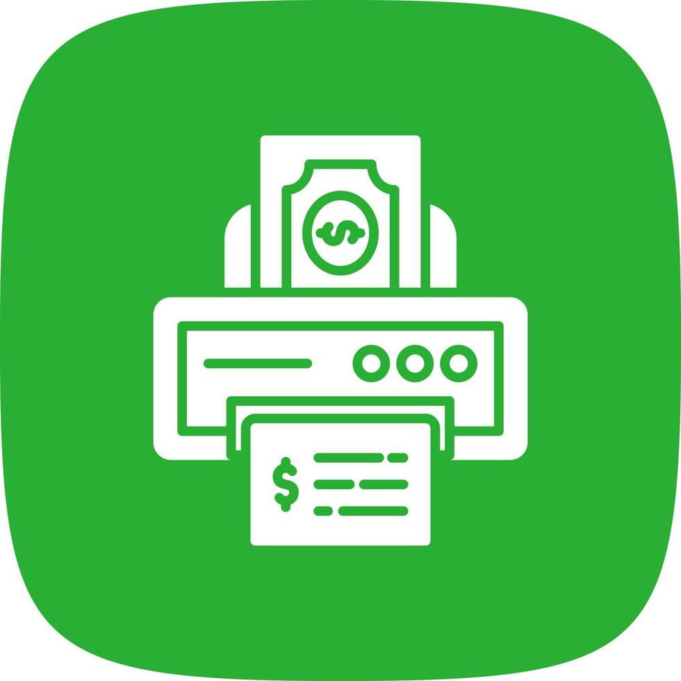 Printer Creative Icon Design vector
